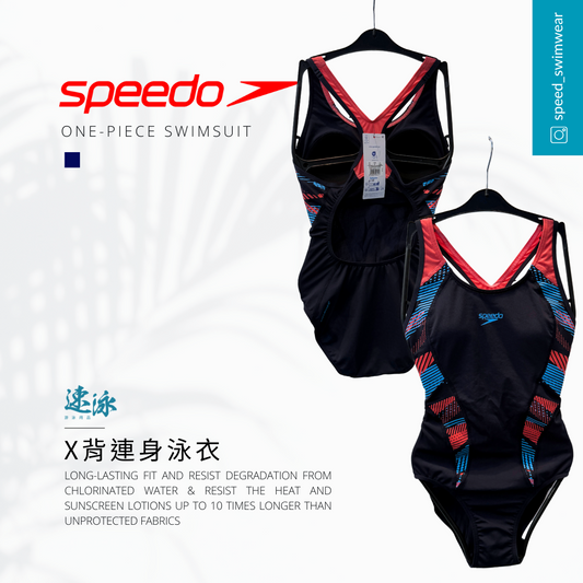 Eco Endurance+ Max Ladies Placement Laneback One Piece 女士連身泳衣