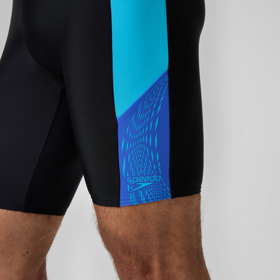 Speedo Dive Jammer Black/Blue 及膝泳褲