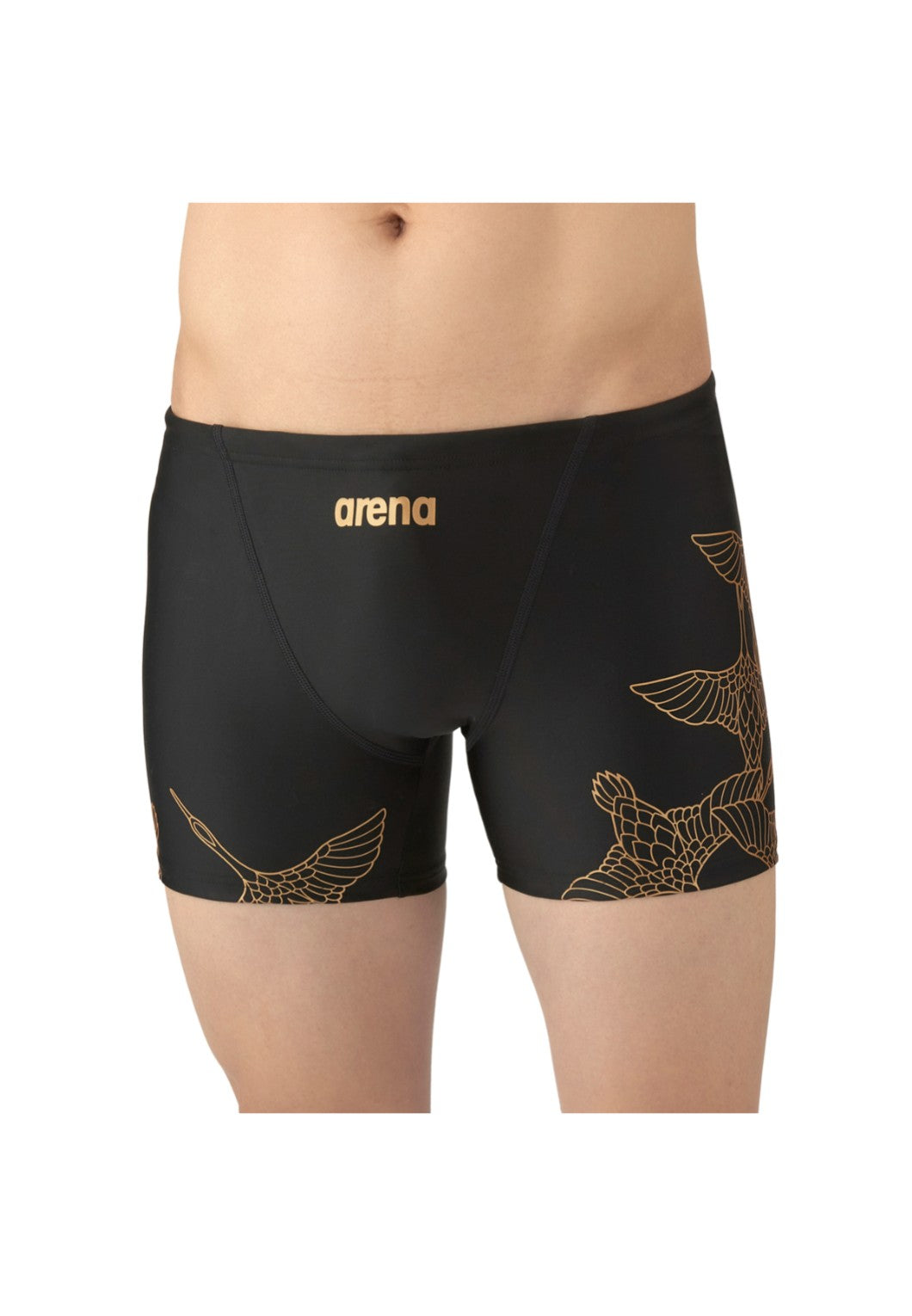 Arena Toughsuit Flex Crane Print Smart Cup Training Trunk男士平腳泳褲