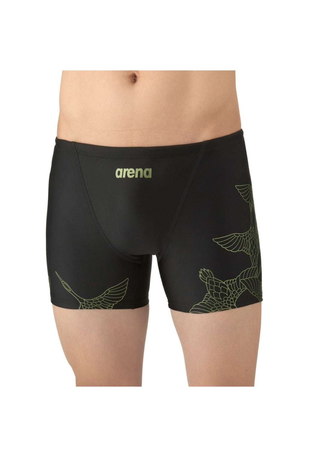 Arena Toughsuit Flex Crane Print Smart Cup Training Trunk男士平腳泳褲