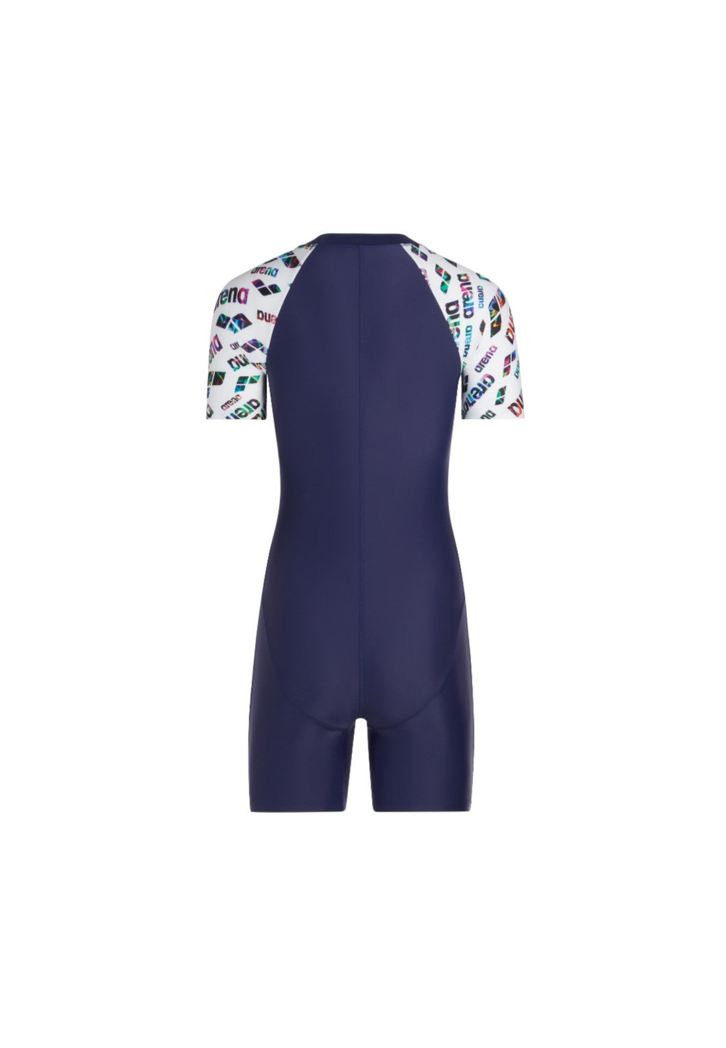 Arena Blossom Short Sleeve Front Zip Flat Leg Bodysuit 女士連體泳衣