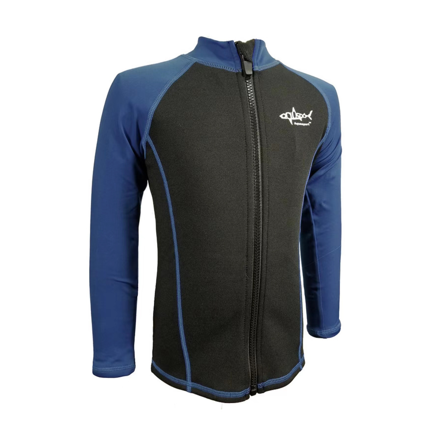 Aquasport 1mm Thermal Top Fleece Children's Front Zip Fleece Thermal Top