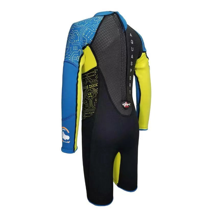 Aquasport 3mm L/S Walrus Skin Rubber Thermal Suit children's whale blubber rubber thermal suit