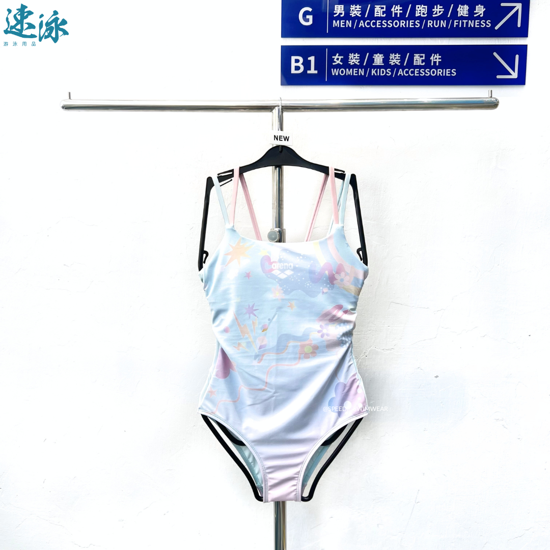Arena World Party Thin Strap Vleg 1pc女士連身泳衣