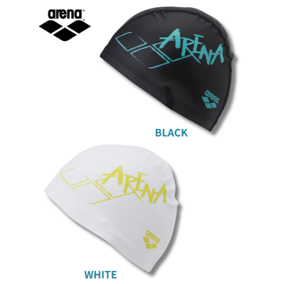 Arena Logo 2 Way Silicon Cap 成人Arena Logo印花雙料合成泳帽