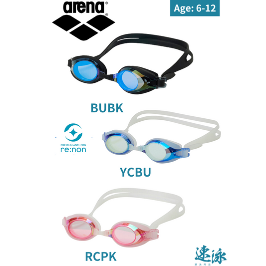 Arena JPN Tolenty Junior Re:non Goggle Mirror 青少年反光鏡面泳鏡