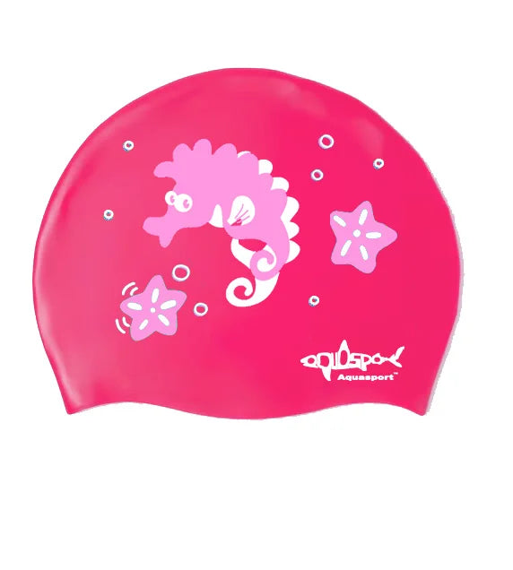 Aquasport Kids 3D Silicon Cap 矽膠泳帽