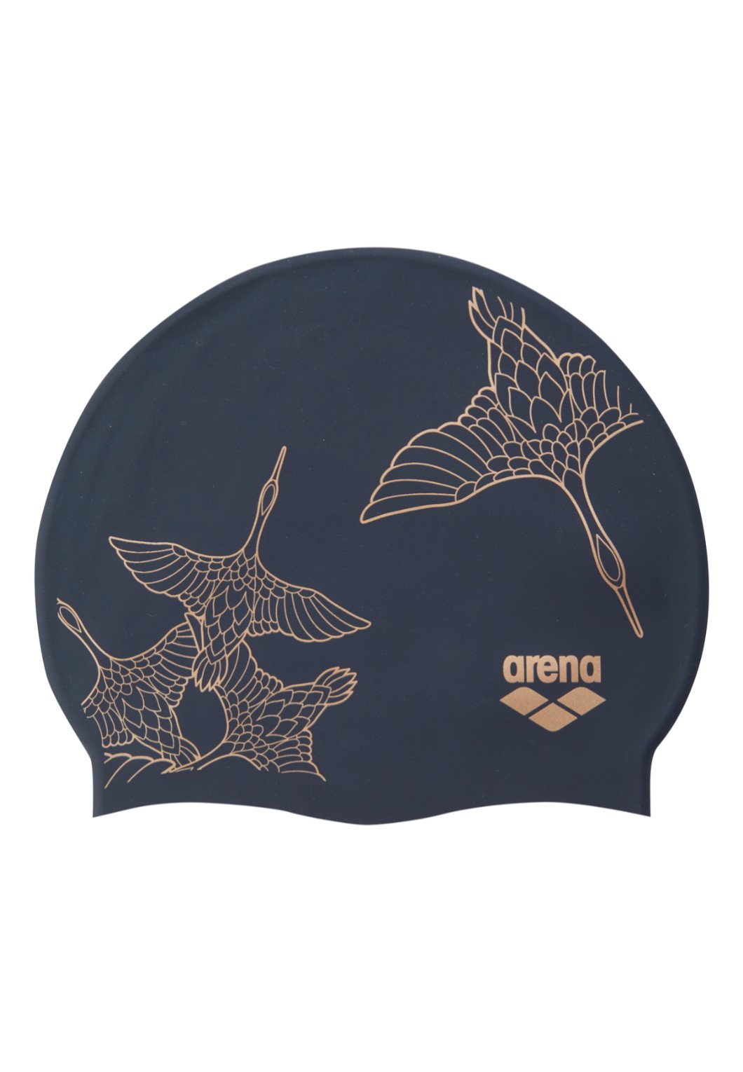 Arena Crane Print Silicon Cap 矽膠泳帽