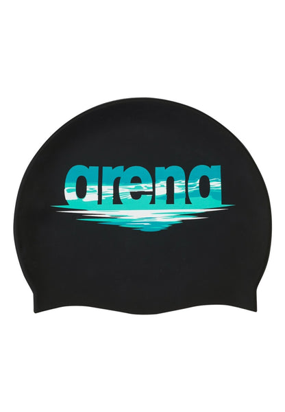 Arena Logo Sunrise Print Silicon Cap 成人Arena Logo Sunrise 印花矽膠泳帽