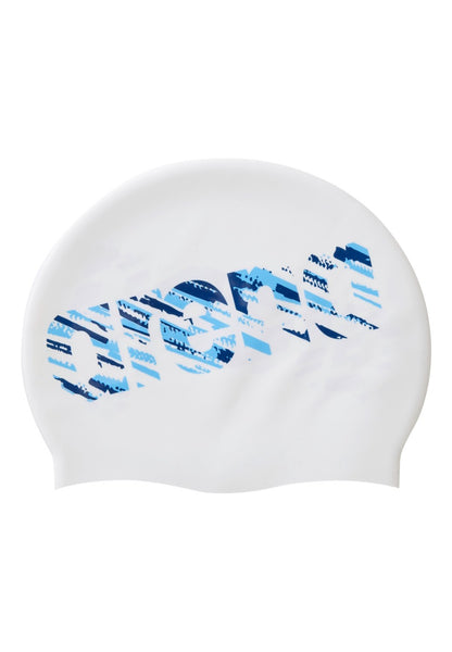 Big Logo Brush Print Silicon Cap (Big Size)成人Arena Logo刷紋印花矽膠泳帽(大尺碼）