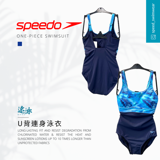 Speedo Cntr Eclipse 女士連體泳衣