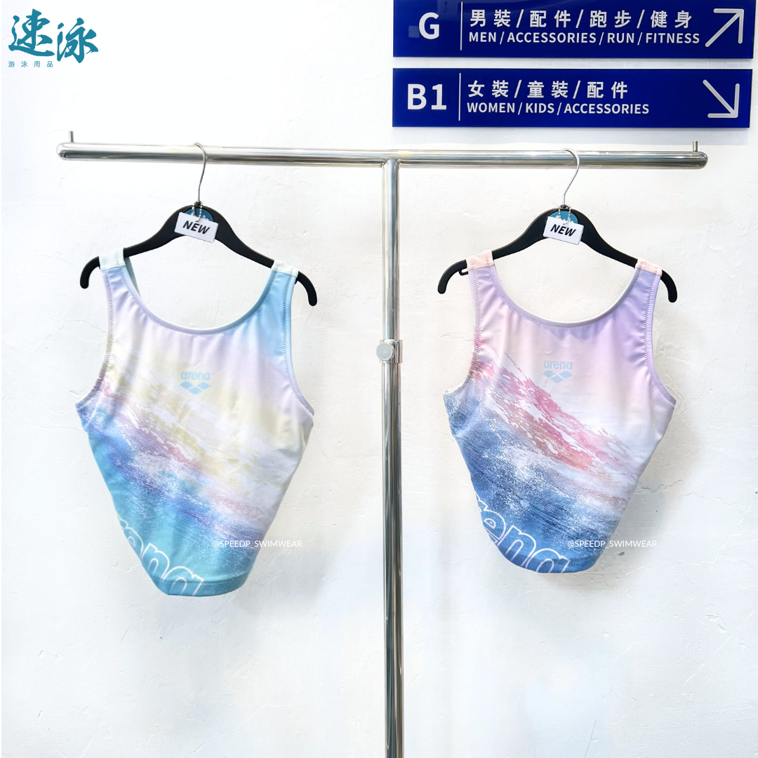 Arena  Sea Lover Tank Top W. Pad 女士上衣泳衣