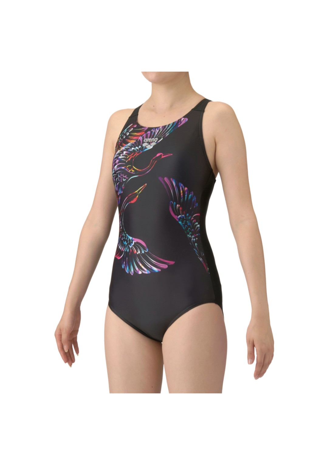 Arena Toughsuit Flex Crane Print W Xback Training One Piece 女士連體泳衣