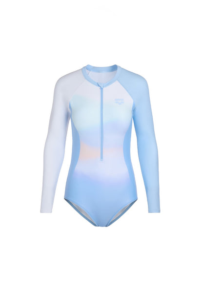 Ladies Summer Vista Long Sleeves V Leg Swimsuit 女士連體泳衣