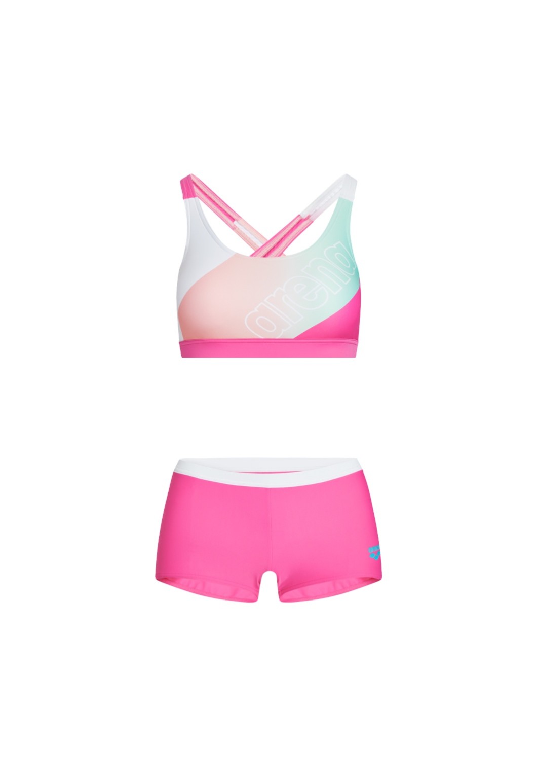 Arena Pastel Pop 2.0 Bra Top Set Women's One-Piece Swimsuit