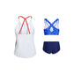 Arena Diagonal 5.0 Bra Top Set With Vest Cover Up女士分體泳衣