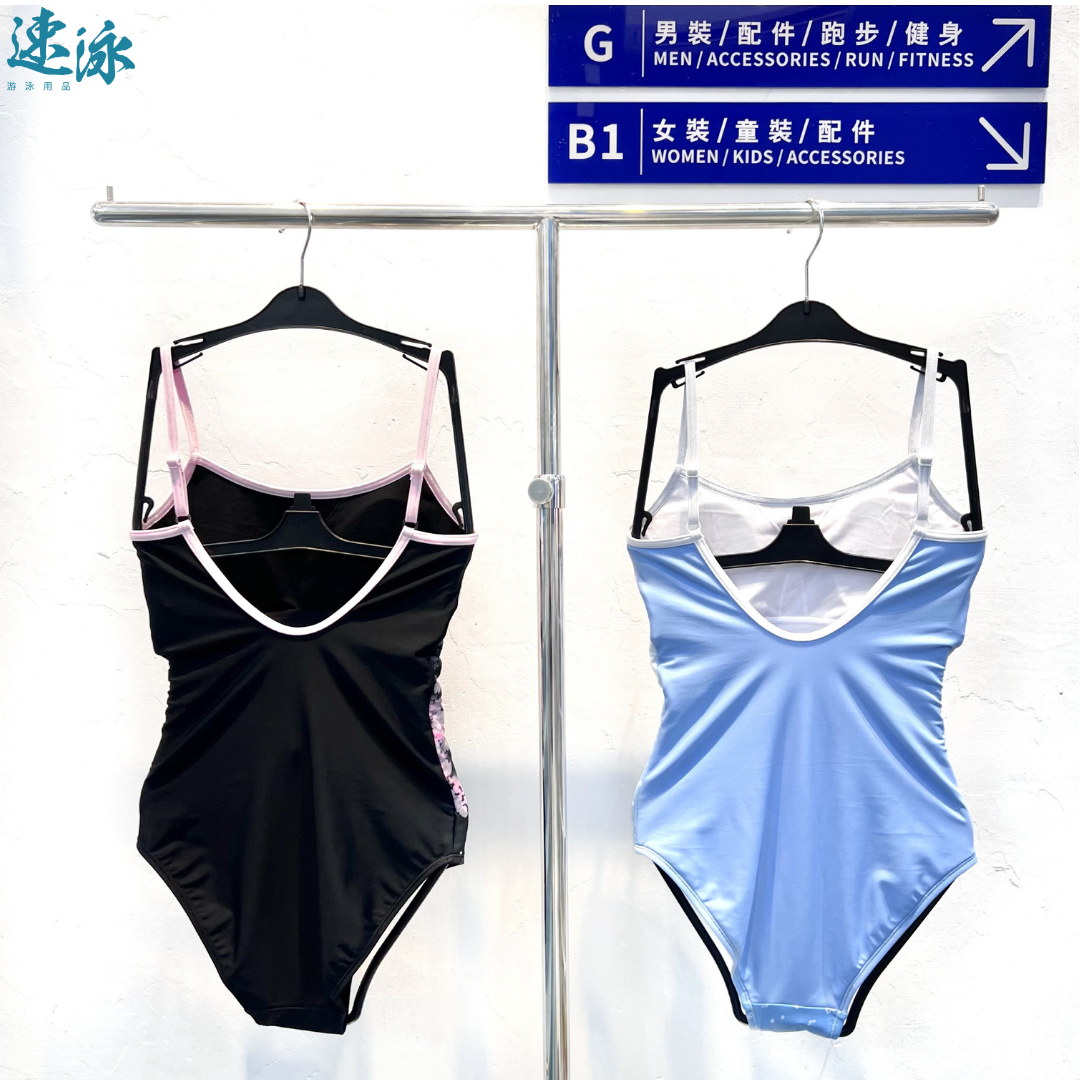Arena Thin Strap Vleg One Piece 女士連身泳衣