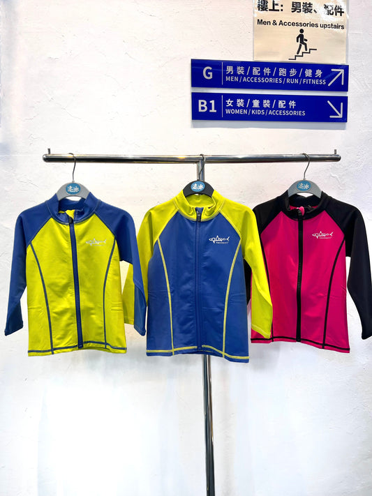 Aquasport 1mm Thermal Top Fleece Children's Front Zip Fleece Thermal Top