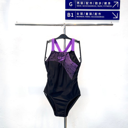 Speedo Eco Enduraflex Ladies Medley Logo Medalist (Asia Fit) 女士連體泳衣