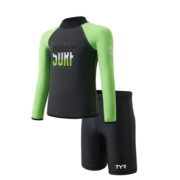 TYR Kids Sunscreen Swimming Long Sleeve Two-Pack TYR兒童防曬長袖兩件裝