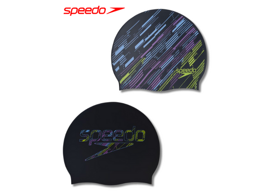 Speedo Reversible Moulded Silicone Cap Speedo雙面印花矽膠泳帽